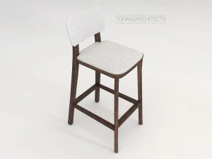 sedia bar porta venezia Modello 3D