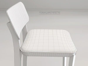porta venezia bar chair 3D Model