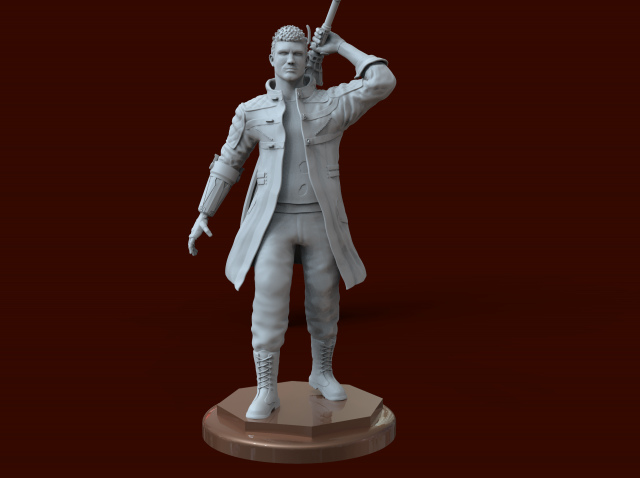 devil may cry character nero 3d print model Model Cetak 3D .c4d .max .obj .3ds .fbx .stl .blend 