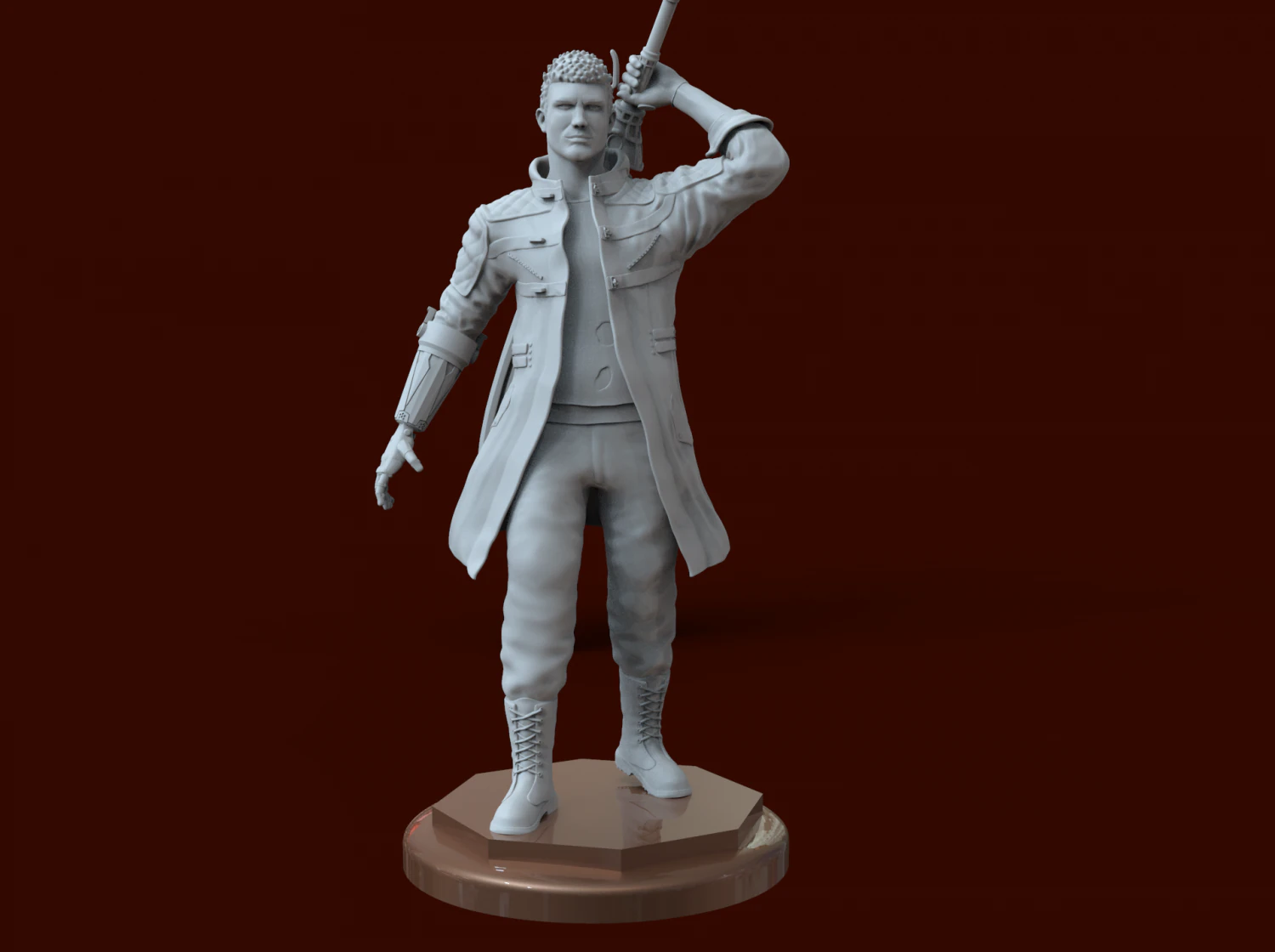 devil may cry character nero 3d print model 3D Print Model .c4d .max .obj .3ds .fbx .stl .blend