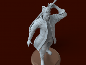 devil may cry character nero 3d print model Model Cetak 3D
