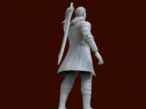 devil may cry character nero 3d print model Model Cetak 3D