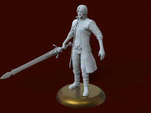devil may cry character dante 3d print model 3D 打印模型