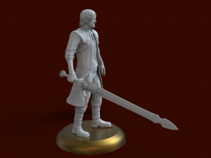 devil may cry character dante 3d print model 3D 打印模型