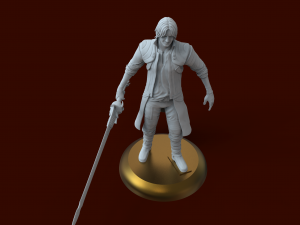 devil may cry character dante 3d print model 3D 打印模型