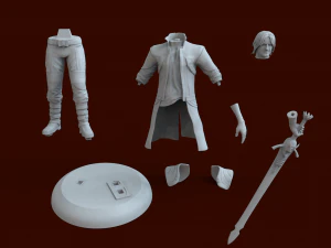 devil may cry character dante 3d print model 3D Print Model