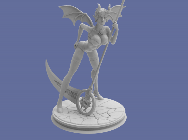 succubus 3D Druckmodell .c4d .max .obj .3ds .fbx .stl .blend