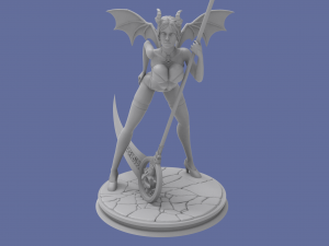 succubus 3D 프린트 모델