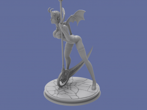 succubus 3D 프린트 모델