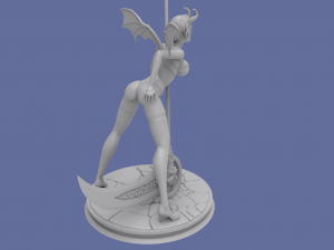 succubus 3D 프린트 모델
