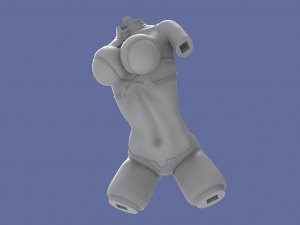 succubus 3D 프린트 모델