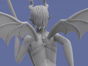 succubus 3D 프린트 모델