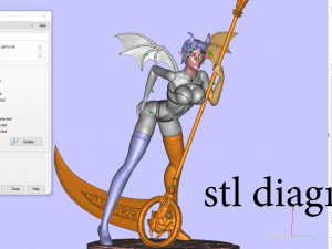 succubus 3D 프린트 모델