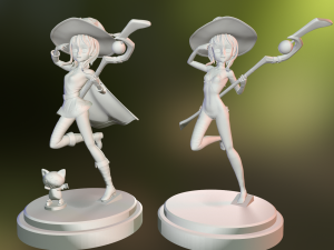megumin figure 3d print model 3D-printmodel