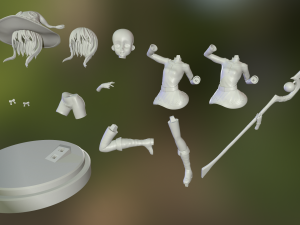 megumin figure 3d print model 3D Print Model