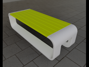 bench Model 3D