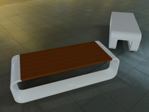 bench Model 3D