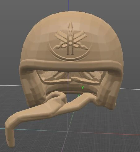 helmetmotoyamaha 3D Print Model .c4d .max .obj .3ds .fbx .stl .blend 
