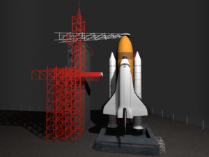 space shuttle 3D Модель