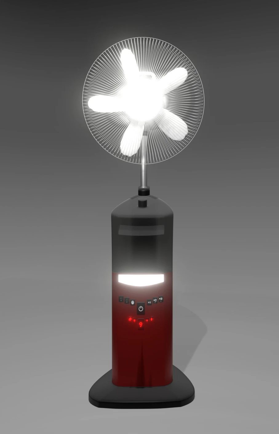 a standing fan 3D Model .c4d .max .obj .3ds .fbx .stl .blend 