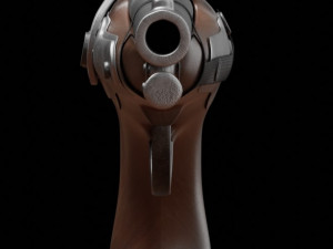 us model 1842 percussion pistol 3D Model
