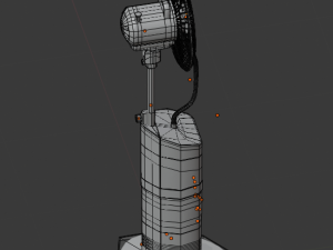electronic fan 3Dモデル