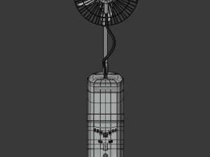 electronic fan 3Dモデル