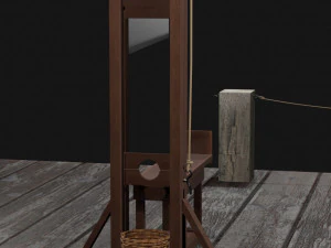 guillotine 3D Model