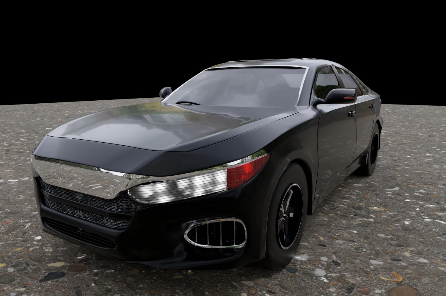 um acordo honda 2020 Modelo 3D .c4d .max .obj .3ds .fbx .stl .blend 