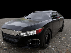 a 2020 honda accord 3D Модель