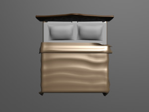 bed 3D Model