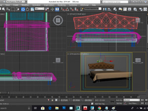 bed 3D Model