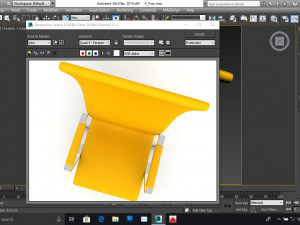 office chair 3D मॉडल