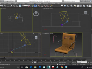 chair 3 nos Model 3D
