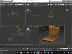 chair 3 nos 3D Model