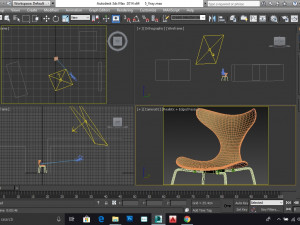 chair 3 nos Model 3D