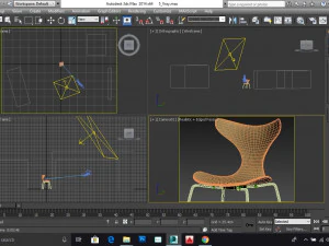 chair 3 nos 3D Model