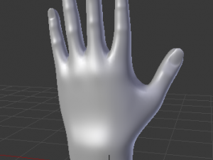 3d hand Modelo 3D