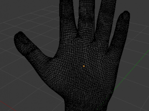 3d hand Modelo 3D