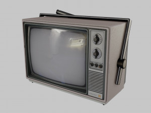television pbr game ready 3D Model