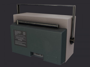 television pbr game ready 3D Modell