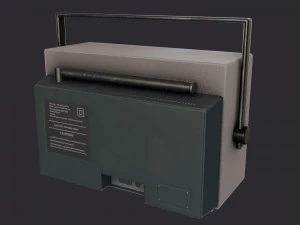 television pbr game ready 3D Model