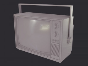 television pbr game ready 3D Modell