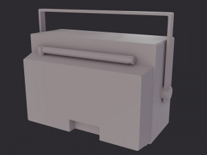 television pbr game ready 3D Modell