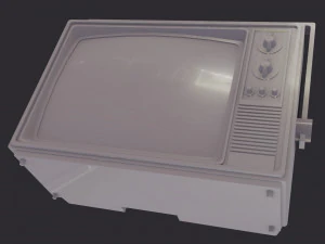 television pbr game ready 3D Model