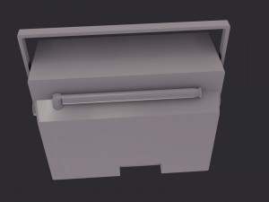 television pbr game ready 3D Modell