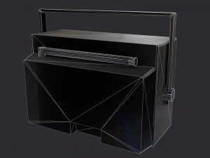 television pbr game ready 3D Model