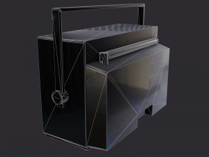 television pbr game ready 3D Modell