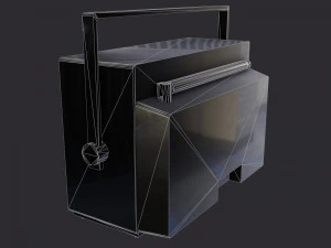 television pbr game ready 3D Model