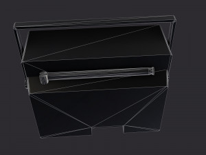 television pbr game ready 3D Modell